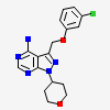 3-[(3-chlorophenoxy)methyl]-1-(tetrahydro-2H-pyran-4-yl)-1H-pyrazolo[3,4-d]pyrimidin-4-amine