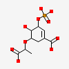 5-[(1-Carboxyvinyl)oxy]-4-Hydroxy-3-(Phosphonooxy)cyclohex-1-Ene-1-Carboxylic Acid