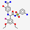 (R)-4-[2-(3-Amino-Benzenesulfonylamino)-1-(3,5-Diethoxy-2-Fluorophenyl)-2-Oxo-Ethylamino]-2-Hydroxy-Benzamidine