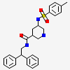 (3S,5R)-N-(2,2-diphenylethyl)-5-{[(4-methylphenyl)sulfonyl]amino}piperidine-3-carboxamide