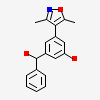 3-(3,5-dimethyl-1,2-oxazol-4-yl)-5-[(R)-hydroxy(phenyl)methyl]phenol