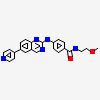 N-(2-methoxyethyl)-4-[(6-pyridin-4-ylquinazolin-2-yl)amino]benzamide