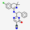 2-{(1s)-1-[(6-Chloro-3,3-Dimethyl-3,4-Dihydroisoquinolin-1-Yl)amino]-2-Phenylethyl}-4-Oxo-1,4-Dihydropyrimidine-5-Carbonitrile