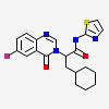 (2S)-3-cyclohexyl-2-(6-fluoro-4-oxoquinazolin-3(4H)-yl)-N-(1,3-thiazol-2-yl)propanamide