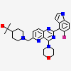 2-(1-{[2-(5-fluoro-1H-indol-4-yl)-4-(morpholin-4-yl)pyrido[3,2-d]pyrimidin-6-yl]methyl}piperidin-4-yl)propan-2-ol