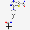 4-(4-{2-[(2,2-dimethylpropanoyl)amino]ethyl}piperidin-1-yl)thieno[3,2-d]pyrimidine-6-carboxamide