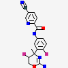 N-{3-[(4R,5S)-2-amino-5-fluoro-4-methyl-5,6-dihydro-4H-1,3-oxazin-4-yl]-4-fluorophenyl}-5-cyanopyridine-2-carboxamide