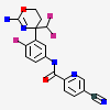 N-{3-[(4S)-2-amino-4-(difluoromethyl)-5,6-dihydro-4H-1,3-oxazin-4-yl]-4-fluorophenyl}-5-cyanopyridine-2-carboxamide