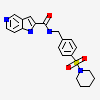 N-[4-(piperidin-1-ylsulfonyl)benzyl]-1H-pyrrolo[3,2-c]pyridine-2-carboxamide