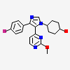 trans-4-[4-(4-fluorophenyl)-5-(2-methoxypyrimidin-4-yl)-1H-imidazol-1-yl]cyclohexanol