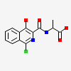(2S)-2-{[(1-chloro-4-hydroxyisoquinolin-3-yl)carbonyl]amino}propanoic acid