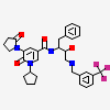 N-((1s,2r)-1-benzyl-2-hydroxy-3-((3-trifluoromethyl)benzyl)amino)propyl)-1-cyclopentyl-6-oxo-5-(2-oxo-1-pyrrolidinyl)-1,6-dihydro-3-pyridinecarboxamide