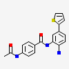 4-(acetylamino)-N-[2-amino-5-(thiophen-2-yl)phenyl]benzamide