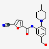 5-CYANO-FURAN-2-CARBOXYLIC ACID [5-HYDROXYMETHYL-2-(4-METHYL-PIPERIDIN-1-YL)-PHENYL]-AMIDE