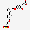 [(3S)-6-({2',6'-dimethyl-4'-[3-(methylsulfonyl)propoxy]biphenyl-3-yl}methoxy)-2,3-dihydro-1-benzofuran-3-yl]acetic acid