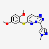 6-[(2,5-dimethoxyphenyl)sulfanyl]-3-(1-methyl-1H-pyrazol-4-yl)[1,2,4]triazolo[4,3-b]pyridazine