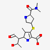 (2S,3R,4S)-4-{[(3S,5S)-5-(dimethylcarbamoyl)pyrrolidin-3-yl]sulfanyl}-2-[(2S,3R)-3-hydroxy-1-oxobutan-2-yl]-3-methyl-3,4-dihydro-2H-pyrrole-5-carboxylic acid