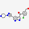 [2-Chloro-5-(Hydroxymethyl)phenyl]{5-[1-(Piperidin-4-Yl)-1h-Pyrazol-4-Yl]-1h-Pyrrolo[2,3-B]pyridin-3-Yl}methanone