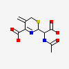 (2R)-2-[(1R)-1-(acetylamino)-2-oxoethyl]-5-methyl-3,6-dihydro-2H-1,3-thiazine-4-carboxylic acid