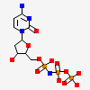 2'-deoxy-5'-O-[(R)-hydroxy{[(R)-hydroxy(phosphonooxy)phosphoryl]amino}phosphoryl]cytidine