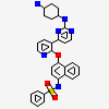 N-{4-[(3-{2-[(Trans-4-Aminocyclohexyl)amino]pyrimidin-4-Yl}pyridin-2-Yl)oxy]naphthalen-1-Yl}benzenesulfonamide