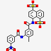 4-({4-Methyl-3-[(3-Nitrobenzoyl)amino]benzoyl}amino)naphthalene-1,5-Disulfonic Acid