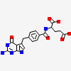 N-{4-[(2-amino-4-hydroxy-7H-pyrrolo[2,3-d]pyrimidin-5-yl)methyl]benzoyl}-L-glutamic acid