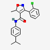 3-(2-Chlorophenyl)-5-Methyl-N-[4-(Propan-2-Yl)phenyl]-1,2-Oxazole-4-Carboxamide