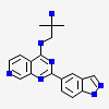 N~1~-[2-(1h-Indazol-5-Yl)pyrido[3,4-D]pyrimidin-4-Yl]-2-Methylpropane-1,2-Diamine