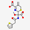 (2r)-2-{(1s)-1-Methoxy-2-Oxo-1-[(Thiophen-2-Ylacetyl)amino]ethyl}-5-Methylidene-5,6-Dihydro-2h-1,3-Thiazine-4-Carboxylic Acid