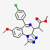 Methyl (2r)-2-[(4s)-6-(4-Chlorophenyl)-8-Methoxy-1-Methyl-4h-[1,2,4]triazolo[4,3-A][1,4]benzodiazepin-4-Yl]propanoate