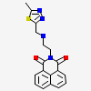 2-(2-{[(5-methyl-1,3,4-thiadiazol-2-yl)methyl]amino}ethyl)-1H-benzo[de]isoquinoline-1,3(2H)-dione