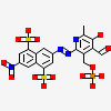 3-[(E)-{4-Formyl-5-Hydroxy-6-Methyl-3-[(Phosphonooxy)methyl]pyridin-2-Yl}diazenyl]-7-Nitronaphthalene-1,5-Disulfonic Acid