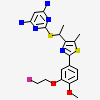 (R)-2-((1-(2-(3-(2-Fluoroethoxy)-4-Methoxyphenyl)-5-Methylthiazol-4-Yl)ethyl)thio)pyrimidine-4,6-Diamine