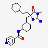 N-[(1r,3s)-3-{[(2e,4r)-4-(2-Cyclohexylethyl)-2-Imino-1-Methyl-5-Oxoimidazolidin-4-Yl]methyl}cyclohexyl]pyridine-4-Carboxamide