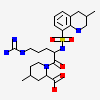 (2R,4R)-4-methyl-1-(N~2~-{[(3S)-3-methyl-1,2,3,4-tetrahydroquinolin-8-yl]sulfonyl}-L-arginyl)piperidine-2-carboxylic acid