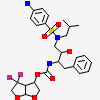 (3R,3aS,6aS)-4,4-difluorohexahydrofuro[2,3-b]furan-3-yl [(2S,3R)-4-{[(4-aminophenyl)sulfonyl](2-methylpropyl)amino}-3-hydroxy-1-phenylbutan-2-yl]carbamate