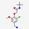 2-[4-(aminomethyl)-2-chloro-6-methoxyphenoxy]-N-tert-butylacetamide