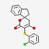 (1r)-5'-[(2-Chlorophenyl)sulfanyl]-4'-Hydroxy-2,3-Dihydrospiro[indene-1,2'-Pyran]-6'(3'h)-One