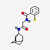 N-{2-oxo-2-[(3s,5s,7s)-tricyclo[3.3.1.1~3,7~]dec-1-ylamino]ethyl}-2-sulfanylbenzamide