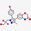 6-[1-(2,2-difluoro-3-hydroxypropyl)-5-(4-fluorophenyl)-3-methyl-1H-pyrazol-4-yl]-2H-1,4-benzoxazin-3(4H)-one