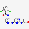 2,6-dichloro-N-{2-[(2-{[(2S)-1-hydroxypropan-2-yl]amino}-6-methylpyrimidin-4-yl)amino]pyridin-4-yl}benzamide