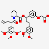 (3-{(1r)-3-(3,4-Dimethoxyphenyl)-1-[({(2s)-1-[(2s)-2-(3,4,5-Trimethoxyphenyl)pent-4-Enoyl]piperidin-2-Yl}carbonyl)oxy]propyl}phenoxy)acetic Acid