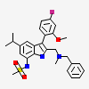 N-[2-{[benzyl(Methyl)amino]methyl}-3-(4-Fluoro-2-Methoxyphenyl)-5-(Propan-2-Yl)-1h-Indol-7-Yl]methanesulfonamide