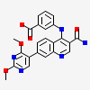 3-{[3-carbamoyl-7-(2,4-dimethoxypyrimidin-5-yl)quinolin-4-yl]amino}benzoic acid