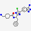 trans-N-{(1S)-1-[4-(3-amino-2H-indazol-6-yl)-5-chloro-1H-imidazol-2-yl]-2-phenylethyl}-4-(aminomethyl)cyclohexane-1-carboxamide