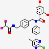 N-[4-(2-chloro-5-methylpyrimidin-4-yl)phenyl]-N-(4-{[(difluoroacetyl)amino]methyl}benzyl)-2,4-dihydroxybenzamide