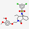 (1s,5s,6r)-10-[(3,5-Dichlorophenyl)sulfonyl]-3-[2-(3,4-Dimethoxyphenoxy)ethyl]-5-Ethyl-3,10-Diazabicyclo[4.3.1]decan-2-One