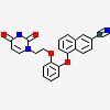 5-{2-[2-(2,4-dioxo-3,4-dihydropyrimidin-1(2H)-yl)ethoxy]phenoxy}naphthalene-2-carbonitrile