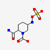 (2S,5R)-1-formyl-5-[(sulfooxy)amino]piperidine-2-carboxamide